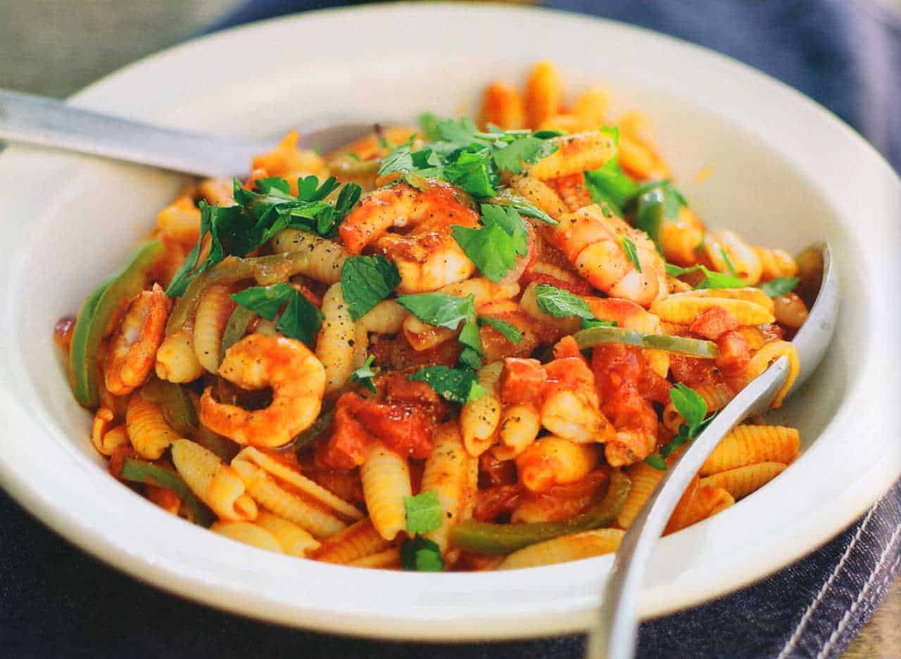 Gnocchetti sardi pasta recipe-shrimp prawn pasta recipe www.eatopic.com