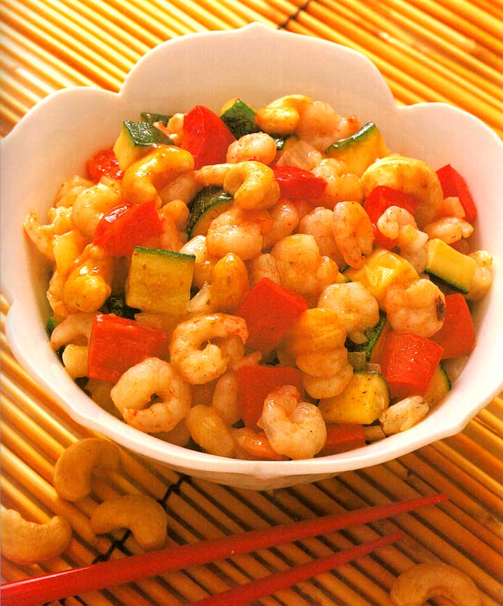 Kung Pao Shrimp with Cashew Nuts Recipe-calories-nutrition-high protein-low carbs