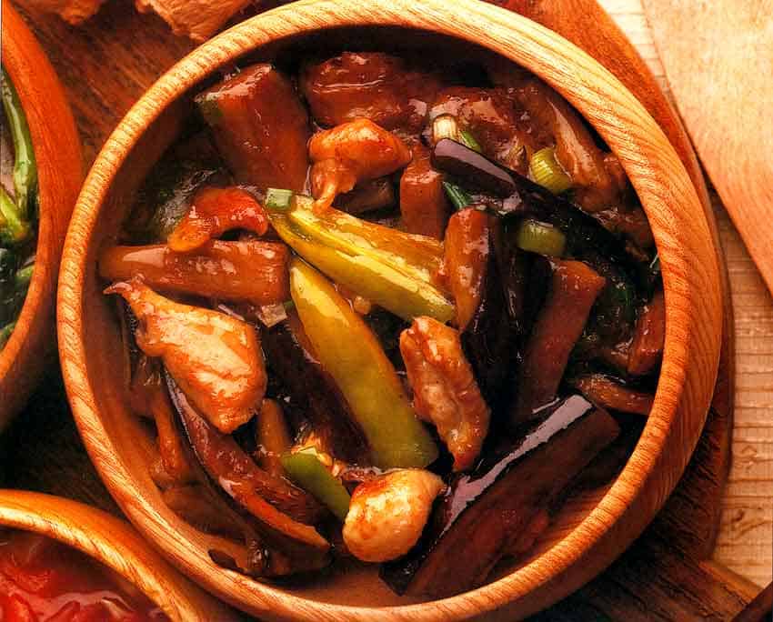 Szechuan Eggplant Recipe-Chinese Cuisine-calories-Homemade-high protein-low carbs-easy