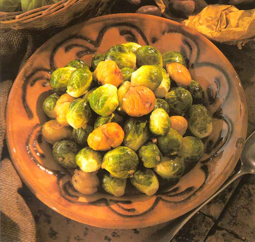 French Recipe-Festive Brussels Sprouts (Choux de Bruxelles Braisées) calories-nutrition facts
