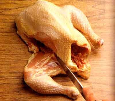 how-to-make-Removing the Legs-tips-chicken