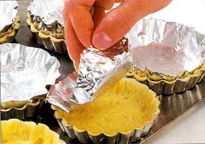 Bake the shells in the heated oven until the pastry is set-6-8 minutes
