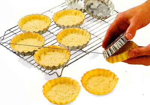 Handle tartlet shells with care so you do not damage them