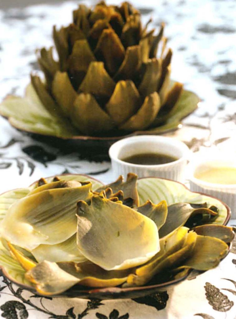 Vegetable Dishes for Diet-freaks-Steamed Artichokes Recipe-diet food-low fat