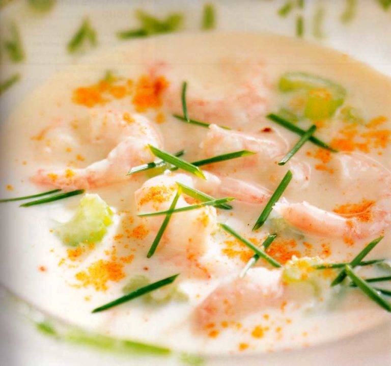 LowFat Diet Cream of Celery and Prawn Soup Recipe RecipeMatic