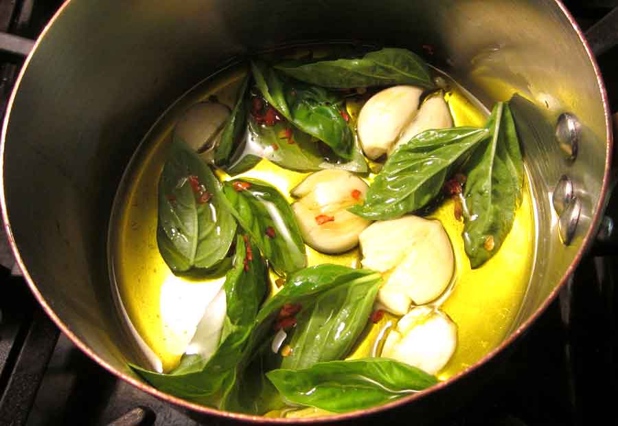 Basil and Garlic Oil Recipe-calories-nutrition facts