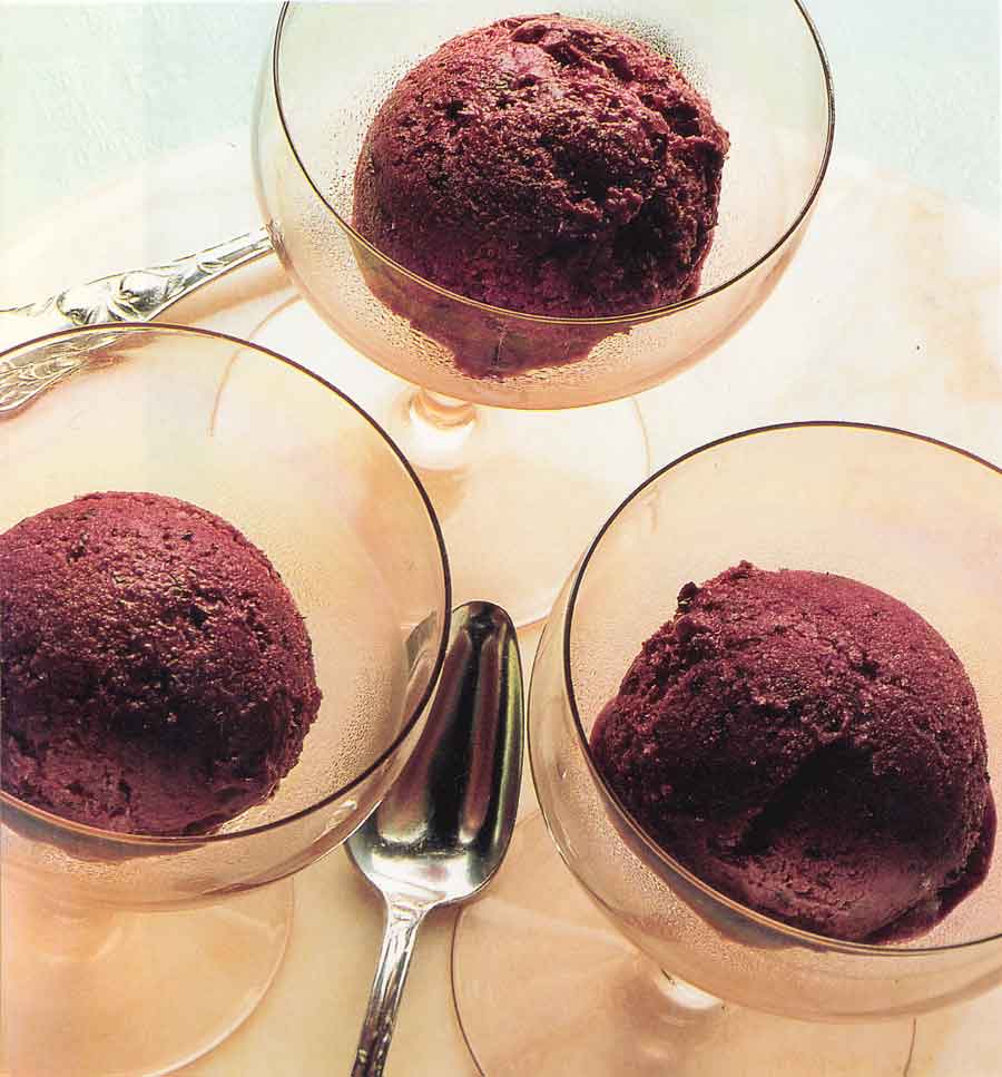 Blackcurrant and Orange Ice Cream Recipe