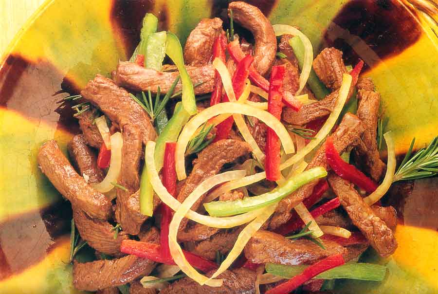 Low Carbs-Stir-Fried Beef with Peppers Recipe-calories-nutrition facts