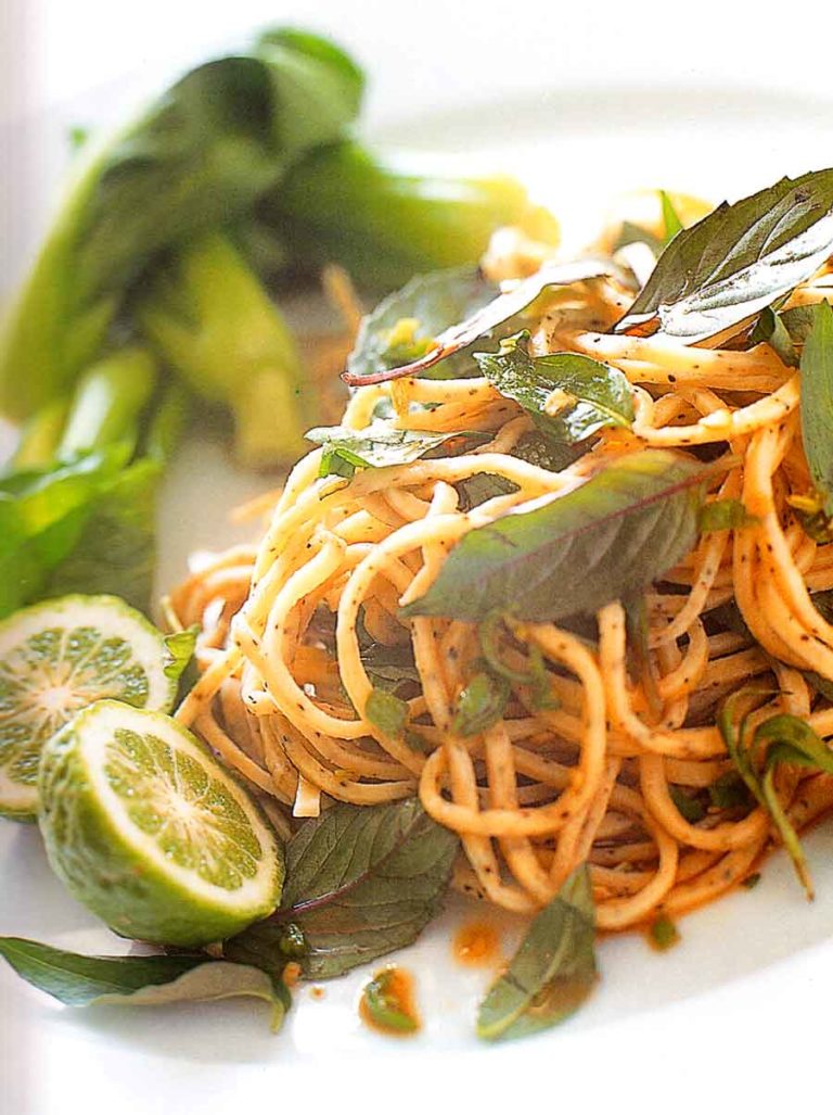 Pepper Linguini with Asian Herbs Recipe RecipeMatic