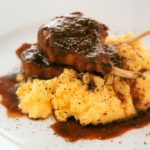 Soft Polenta with Wine Lamb Recipe-calories-nutrition-low fat-meat