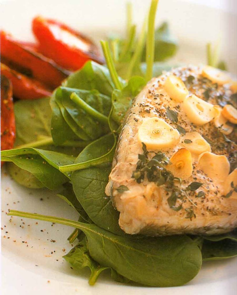 Garlicbaked Blue Eye Cod Recipe RecipeMatic