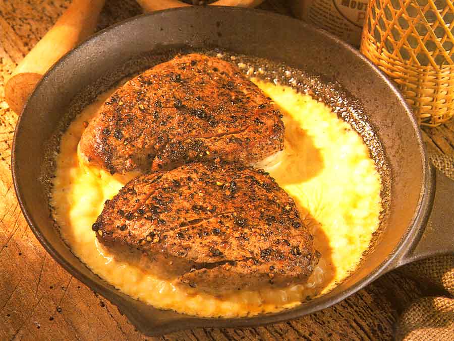 Pepper Steak Recipe-Steak au Poivre-easy french cuisine recipes