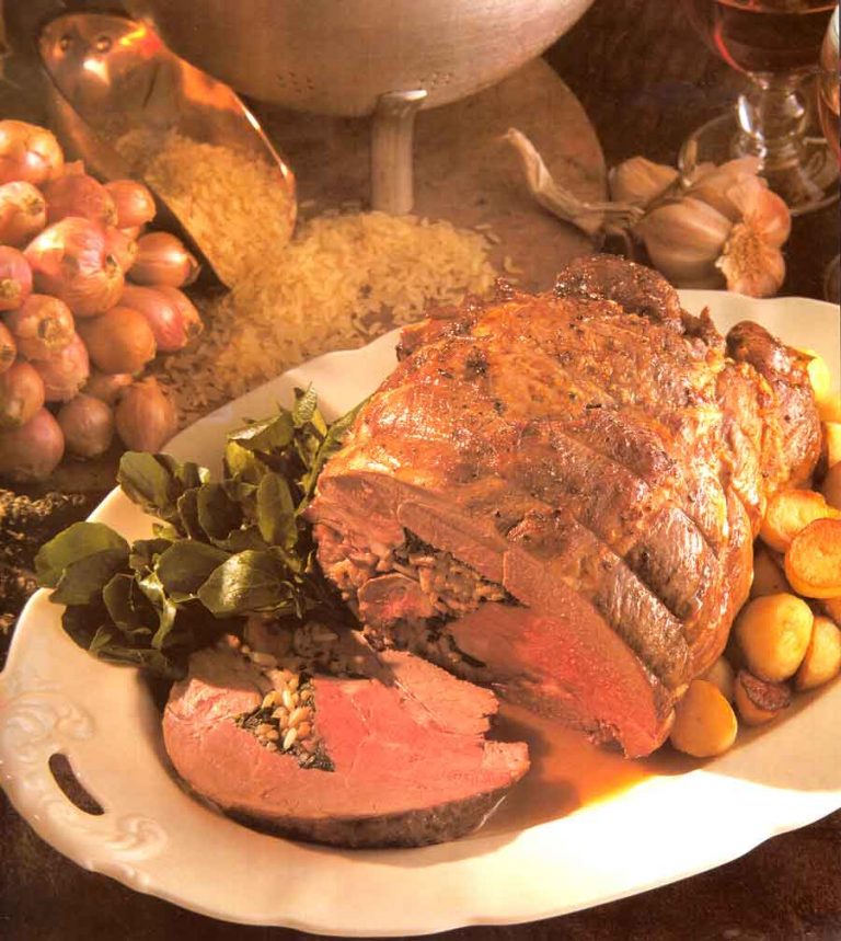 Roast Stuffed Lamb Recipe (Gigot Farcie) - RecipeMatic