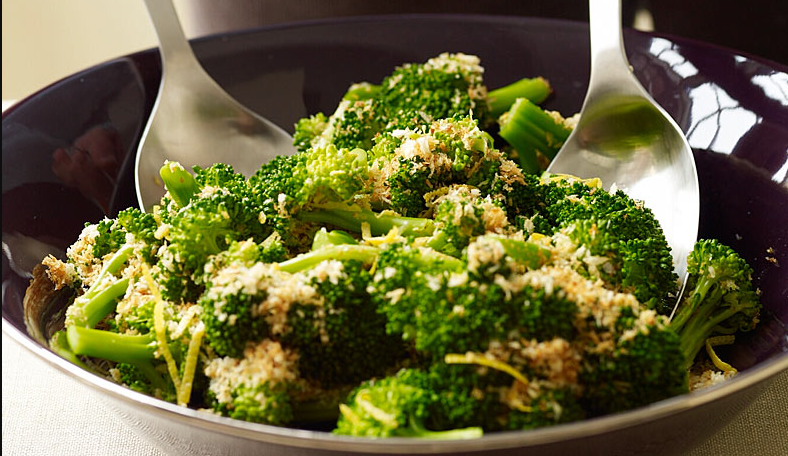 Broccoli With Garlic and Lemon Bread Crumbs Recipe