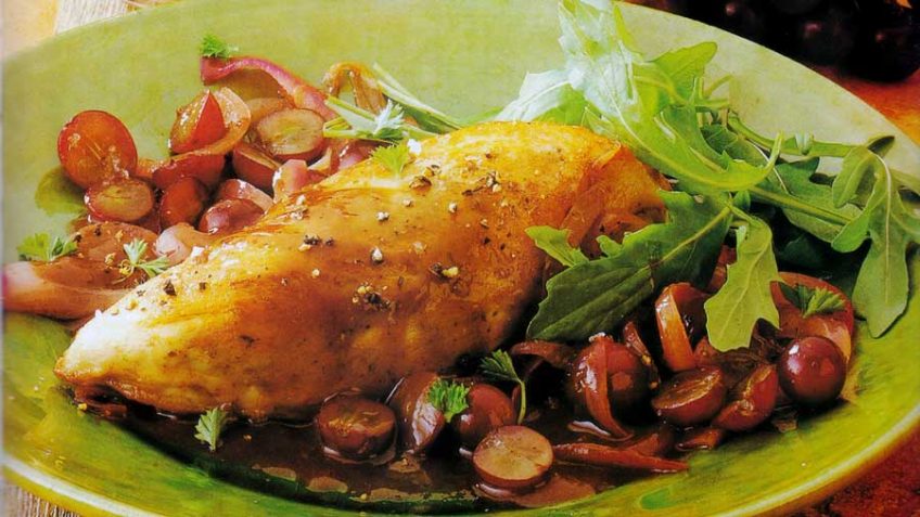 Chicken with Red Wine Recipe