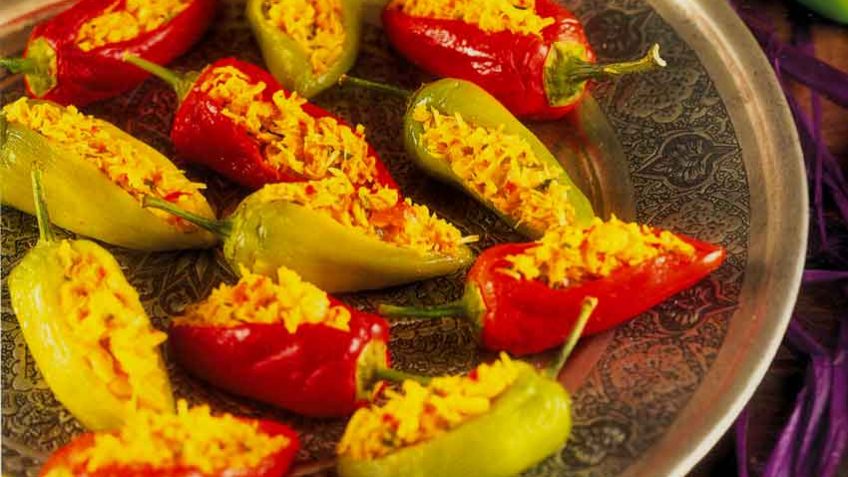 Chillies Stuffed with Curried Crab Recipe