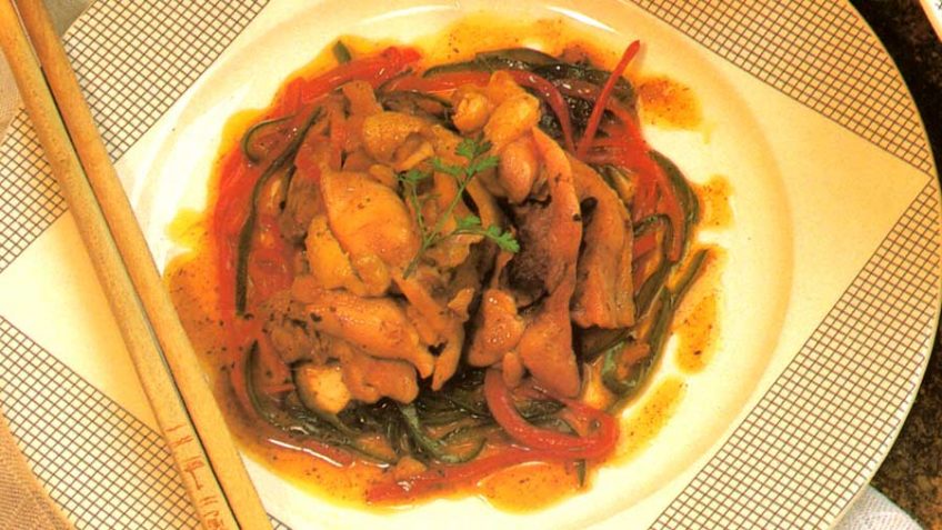 Chinese Cuisine: Chicken in Hot Pepper Sauce Recipe