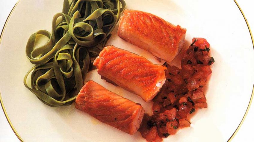 Saltimbocca Of Salmon | Fish Recipes