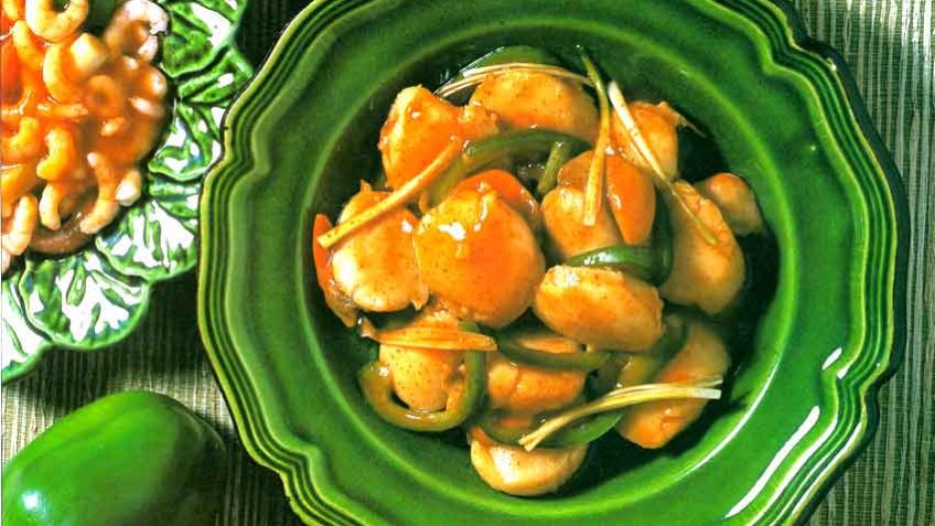 Chinese Style Scallops in Pepper Sauce Recipe | Microwave