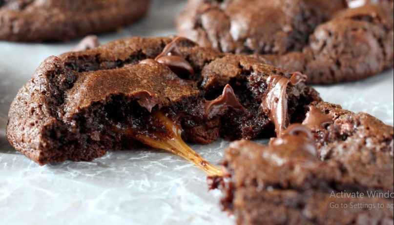 Soft Double Chocolate Cookies Recipe