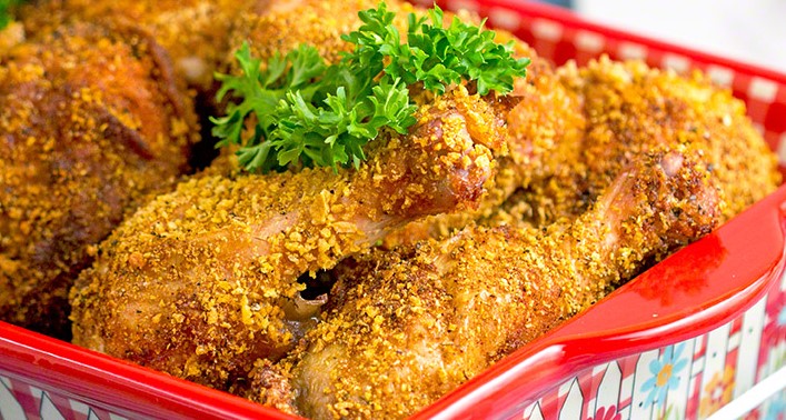 Spicy Oven-fried Chicken Recipe