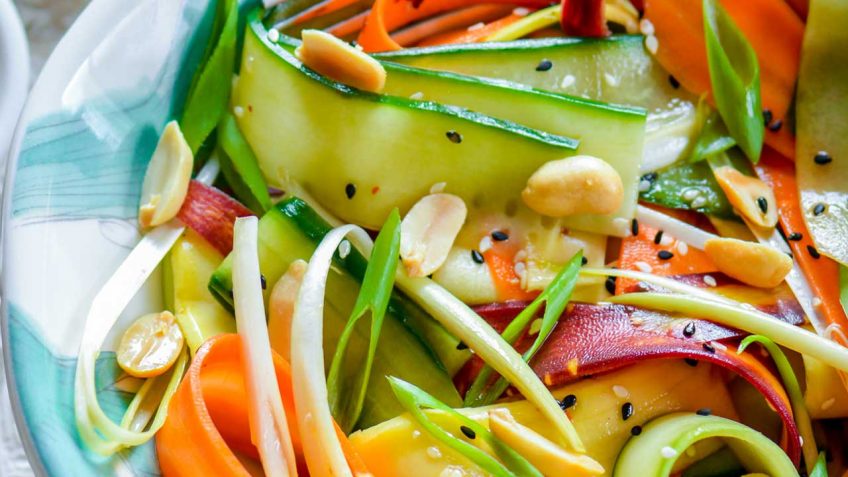 Zucchini Ribbon Salad Recipe