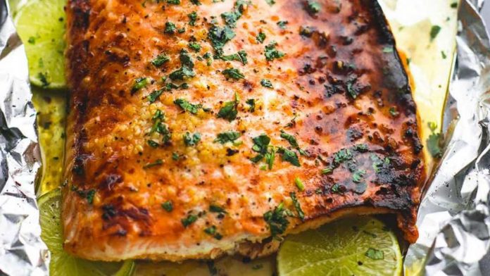 Salmon Steaks Wrapped in Foil Recipe RecipeMatic