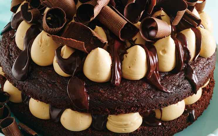 Caramel Whipped Cream Chocolate Cake Recipe