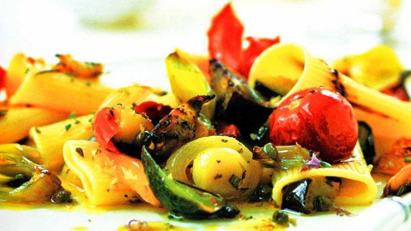 Roasted Vegetable Sauce With Capers And Cherry Tomatoes
