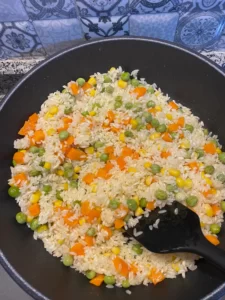 French rice pilaf with vegies